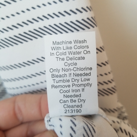 Cabi woman's white and black Madeleine top blouse - Picture 5 of 10